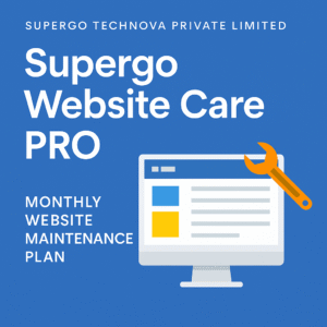 Supergo Website Care PRO – Monthly Website Maintenance Plan